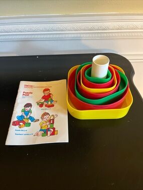 vintage parents magazine Puzzle Post Puzzle learning and development toy -mint